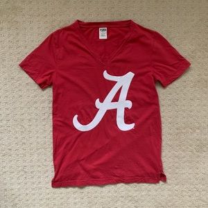 university of alabama red game day shirt with sequins - victoria’s secret pink